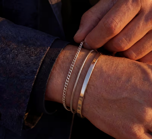 The Sovereign Stack Bracelet Set (3 Piece Men’s Bracelet Set)