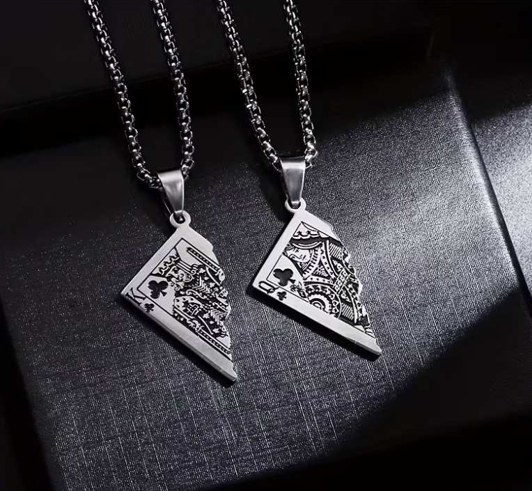 King & Queen Legacy Pendant Necklace