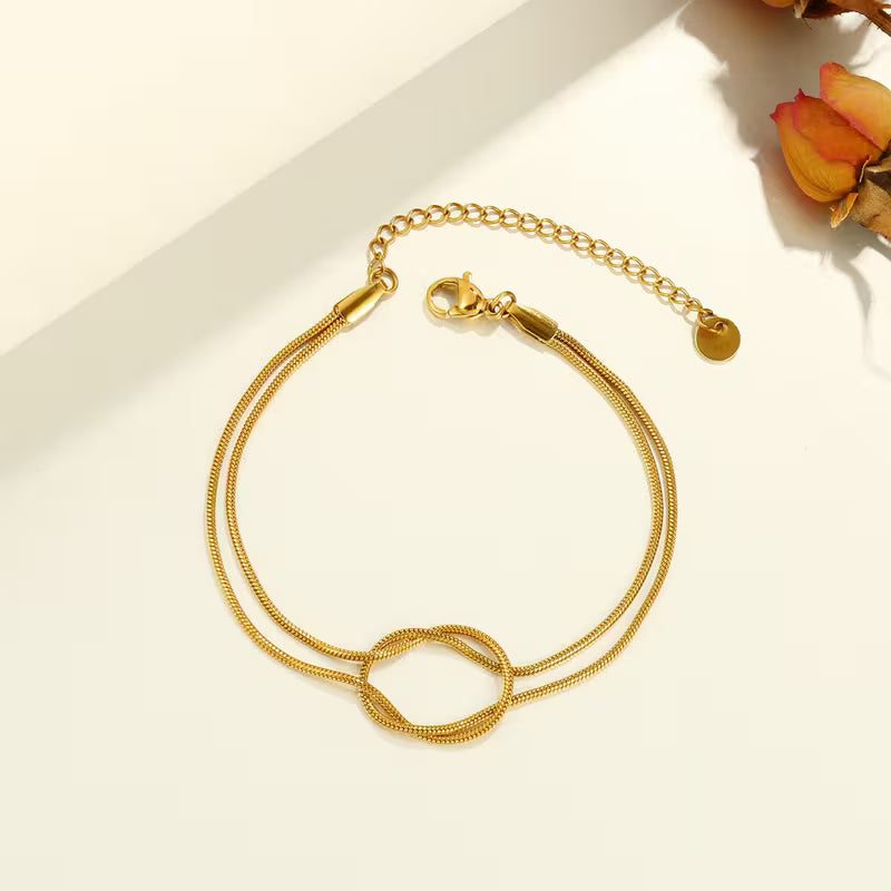 Eternal Knotted Bracelet - A symbol of love & Connection