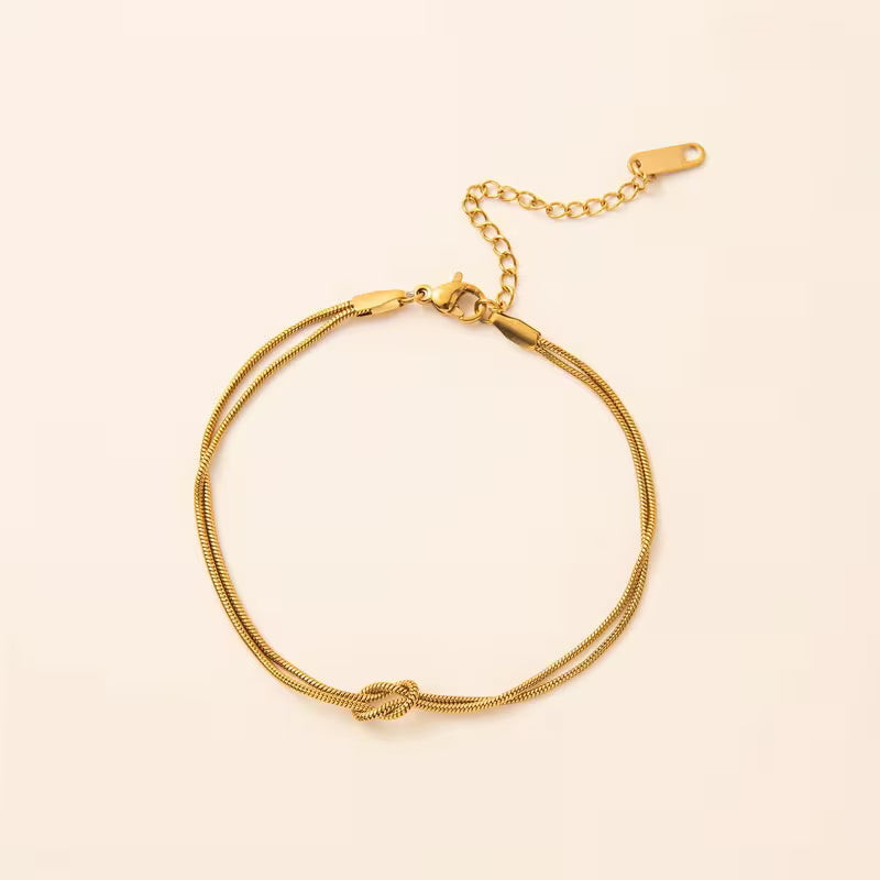 Eternal Knotted Bracelet - A symbol of love & Connection