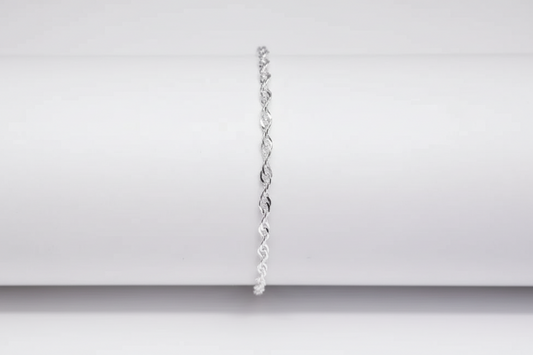 Dual Layer Twist Luxe Anklet