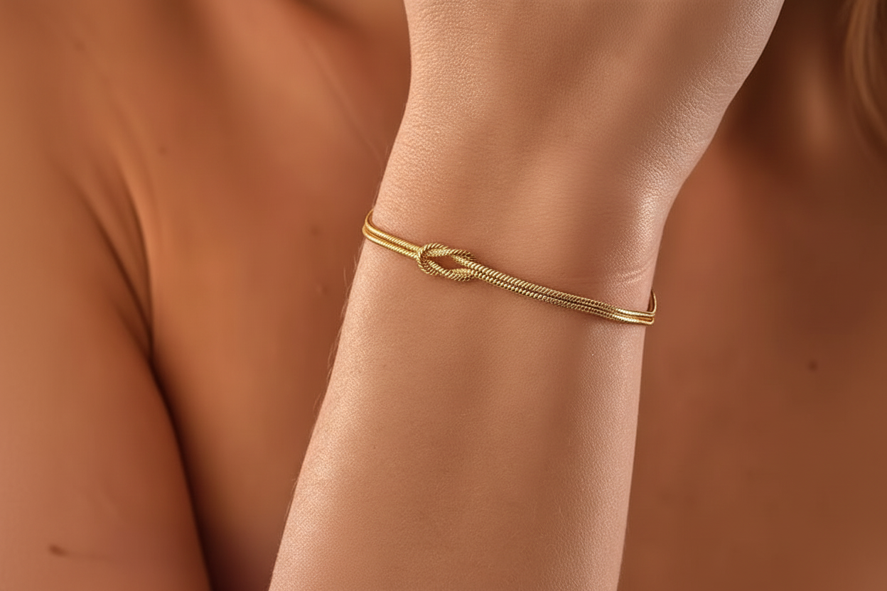 Eternal Knotted Bracelet - A symbol of love & Connection