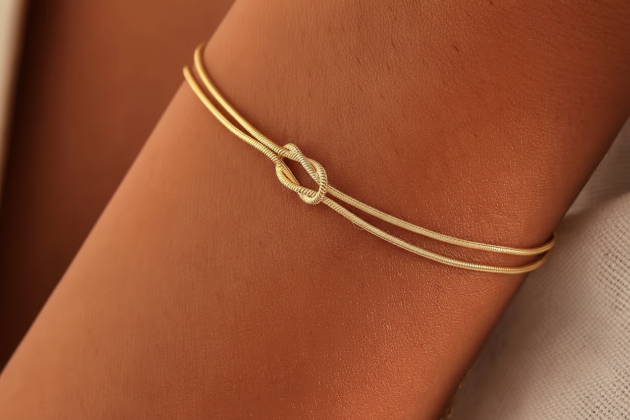 Eternal Knotted Bracelet - A symbol of love & Connection