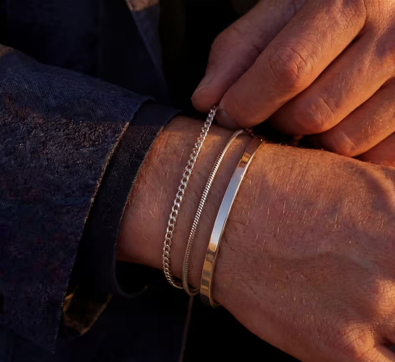 The Sovereign Stack Bracelet Set (3 Piece Men’s Bracelet Set)