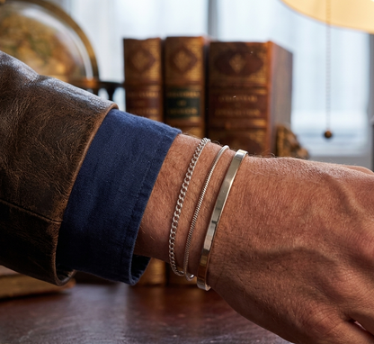 The Sovereign Stack Bracelet Set (3 Piece Men’s Bracelet Set)